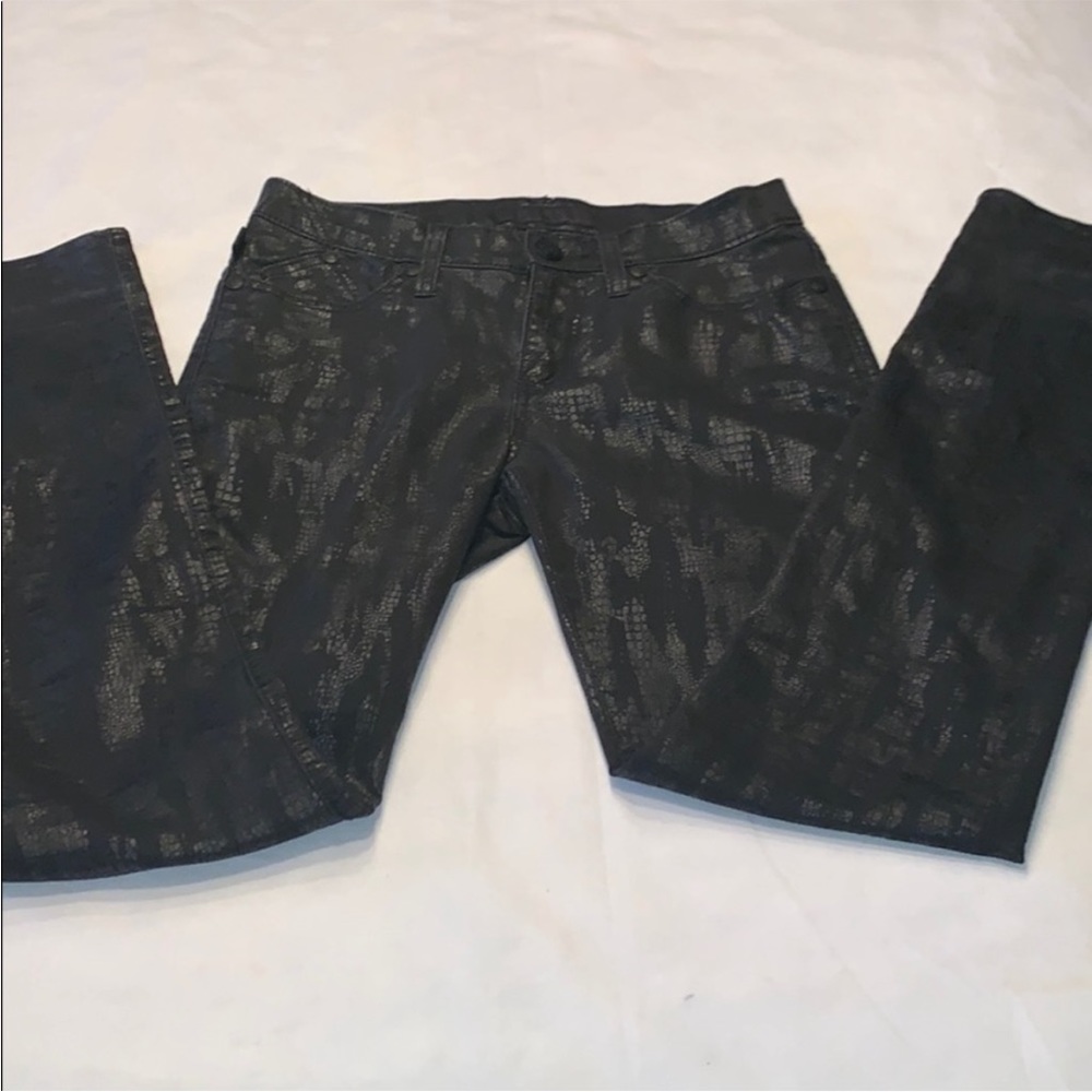 Rock & Republic Python Black Jeans 10 - image 5